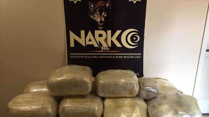 225 kg of marijuana seized in southeastern Turkey
