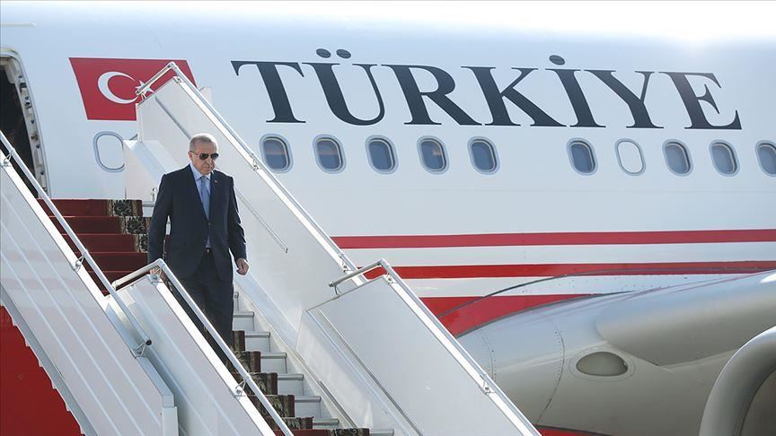 الرئيس أردوغان يصل تونس في زيارة عمل