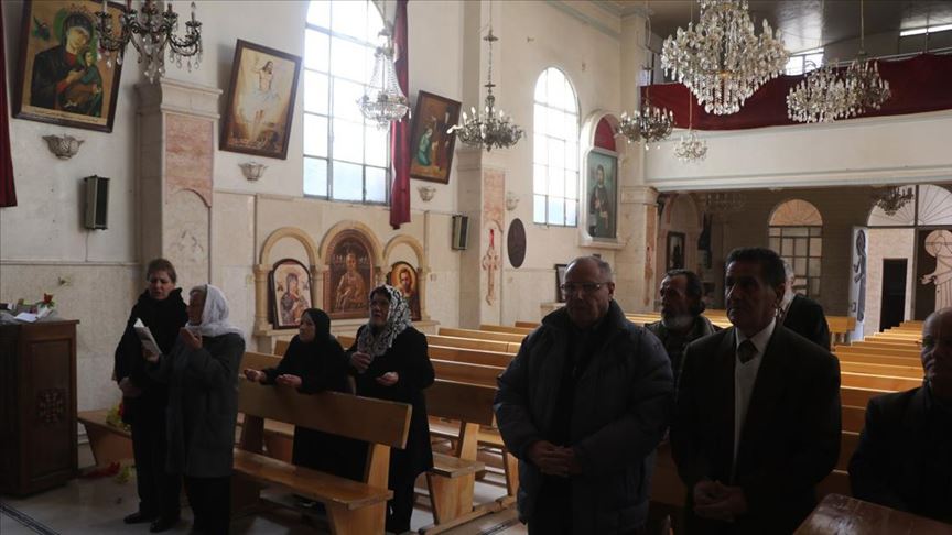 Barış Pınarı Harekatı ile terörden temizlenen Rasulayn’da Noel kutlandı