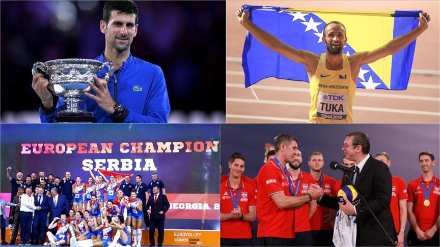Sport u 2019. godini: Tuka, Đoković, odbojkašice i odbojkaši Srbije obradovali regiju