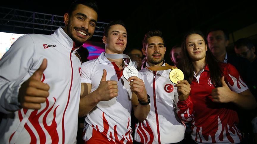 Turkish gymnasts stamp marks in 2019