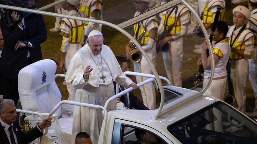 El papa Francisco pidió por la paz mundial