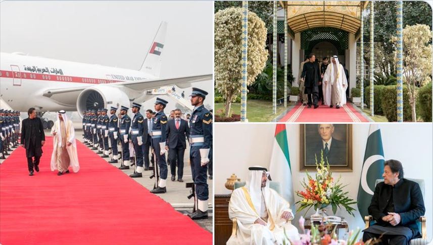 Abu Dhabi crown prince, Pakistan premier discuss ties