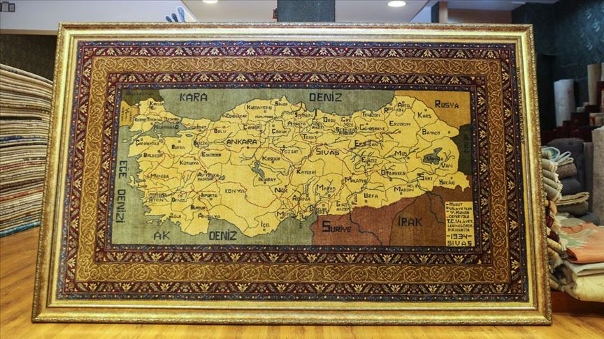 Ataturk Icin Dokunan Hali Satista