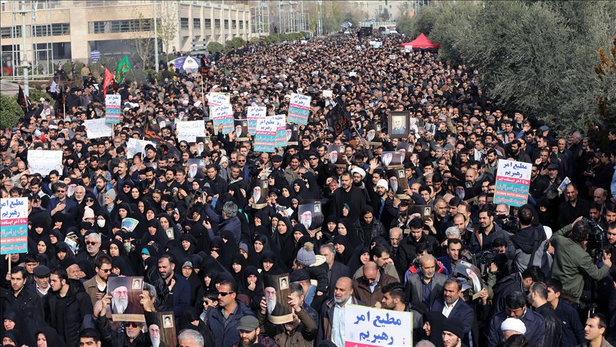 Iran, protesta për shkak të vrasjes së Soleimani