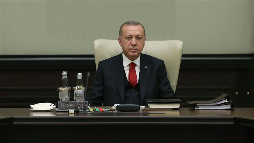 Cumhurbaşkanı Erdoğan'ın başkanlığında güvenlik toplantısı yapıldı