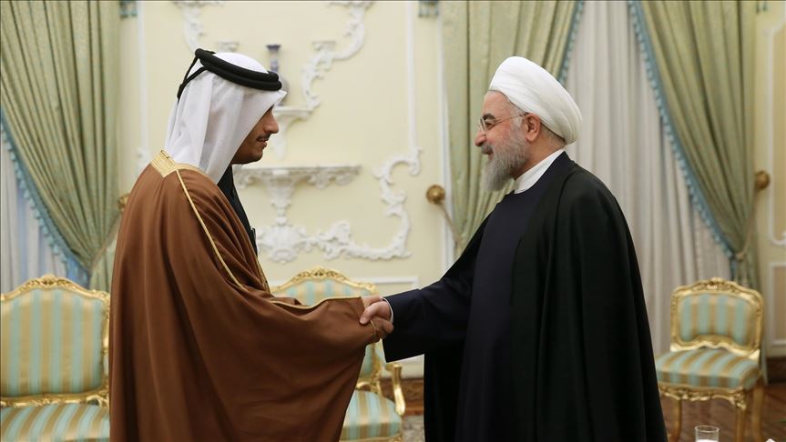 Iranian president receives Qatar's foreign minister