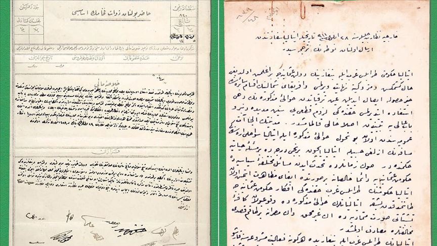 Salen a la luz documentos históricos sobre la relación entre Turquía y Libia