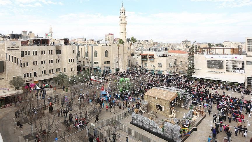 Orthodox Christians celebrate Christmas in Bethlehem