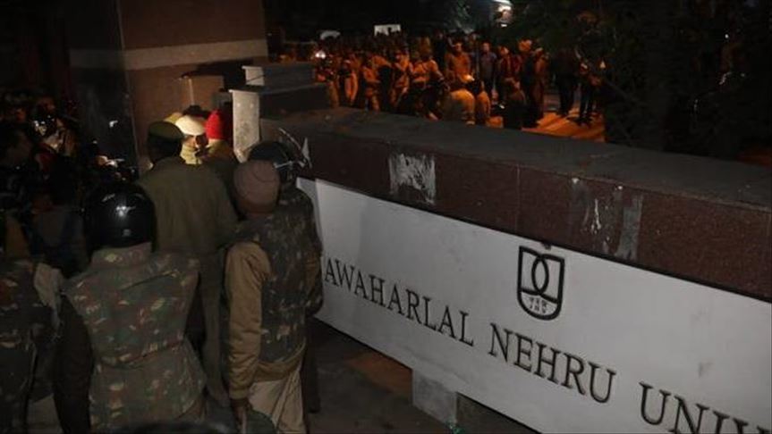 India: Outrage over attack at top university campus