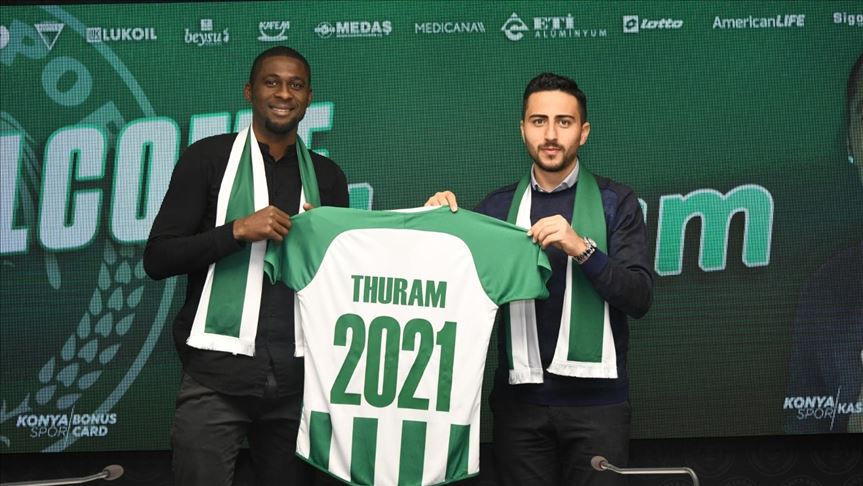 Konyaspor, Brezilyalı golcü oyuncu Rogerio Thuram'ı transfer etti