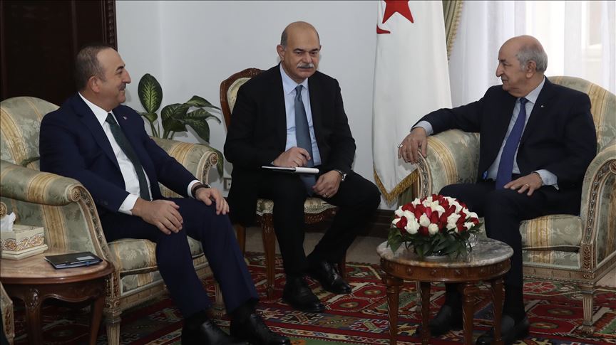 Turkey’s top diplomat meets Algerian premier in Algiers