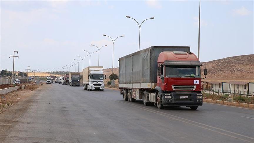 UN sends 96 truckloads of aid for displaced Syrians