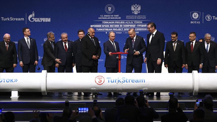 Turkish, Russian leaders hail ‘historic’ TurkStream project