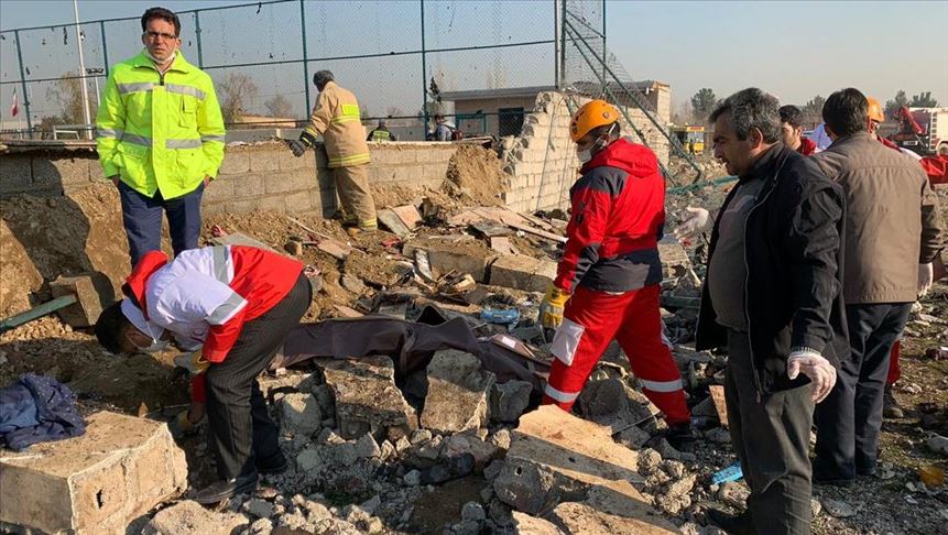 Téhéran : Décès de tous les passagers dans le crash de l'avion ukrainien  