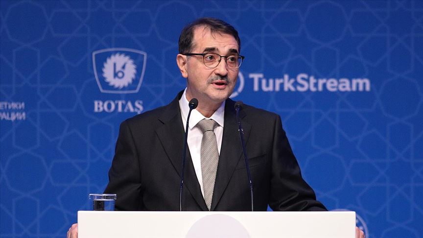 Bakan Dönmez: TürkAkım'ın kara kısmını bir yıldan daha kısa bir sürede tamamladık