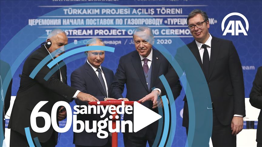 60 saniyede bugün (08 Ocak 2020)