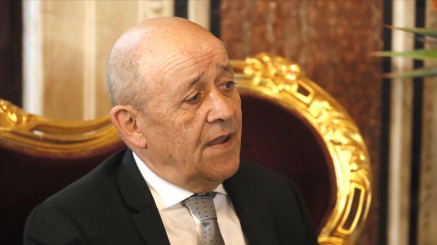 Fransa Dışişleri Bakanı Le Drian: Libya'daki krizin çözümü diyalogla mümkün