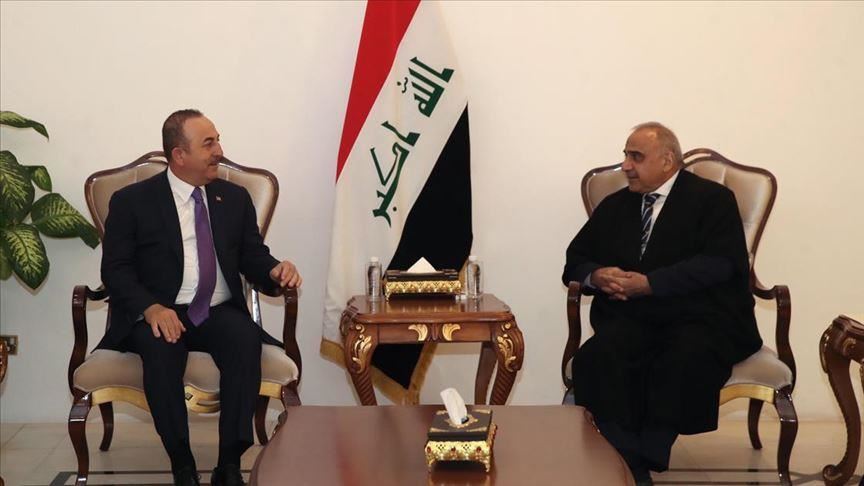 Turkey's foreign minister meets Iraqi top officials