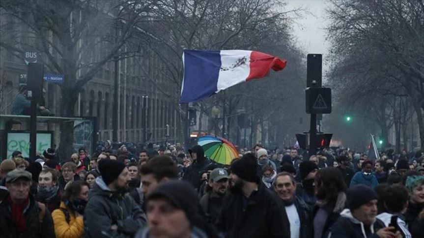 Workers take to streets across France in day of action