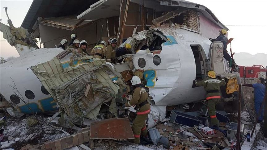 Названа основная причина крушения самолета в Казахстане 