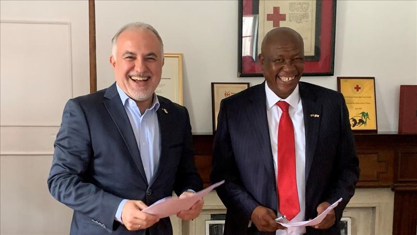 Turkish Red Crescent signs MoU with S. Africa Red Cross