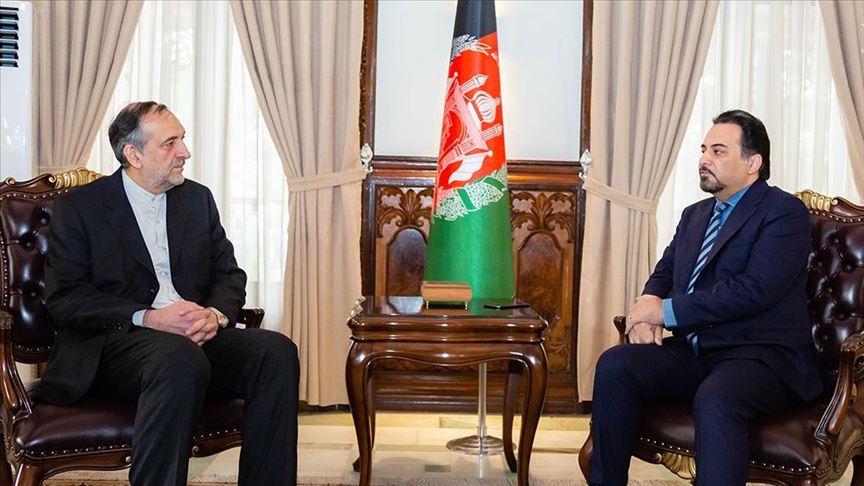 دیدار سرپرست وزارت خارجه افغانستان با سفیر ایران در کابل