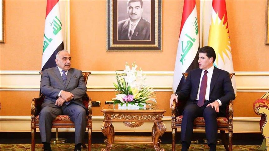 عبد المهدي يبحث في أربيل آخر مستجدات الأوضاع في العراق