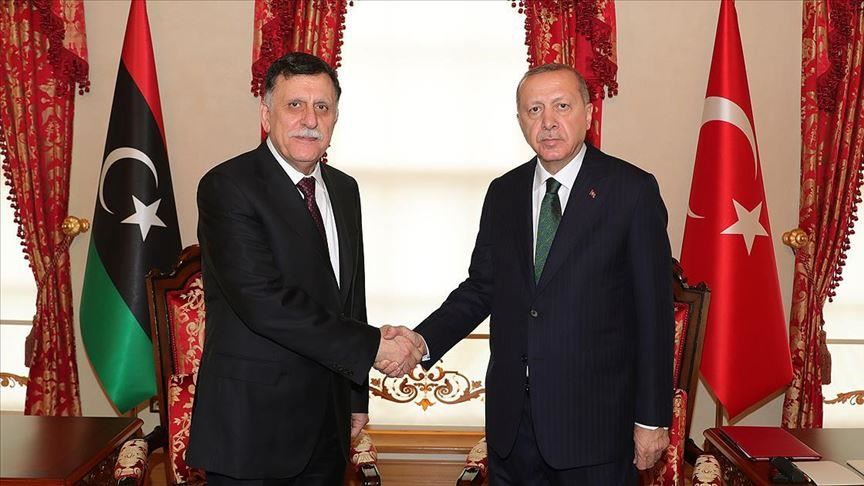 Erdogan meets head of UN-recognized Libyan government