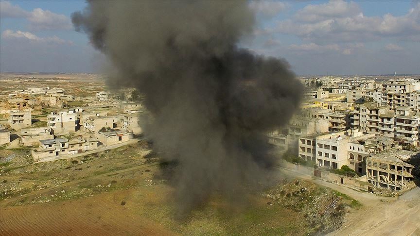 منتهكا وقف إطلاق النار.. نظام الأسد يقصف مناطق سكنية بإدلب 