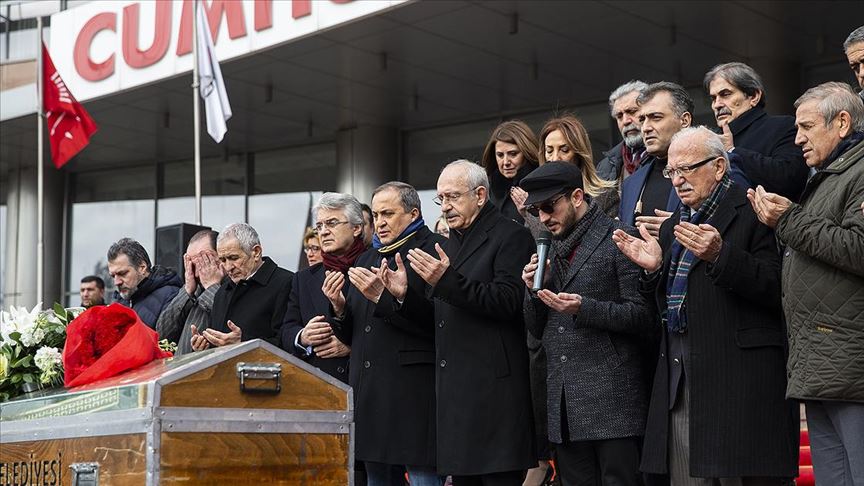 CHP Genel Başkanı Kılıçdaroğlu cenaze törenine katıldı