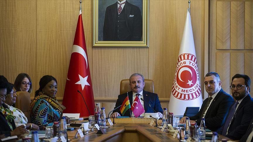 Turkish parliament speaker meets Ghana foreign minister