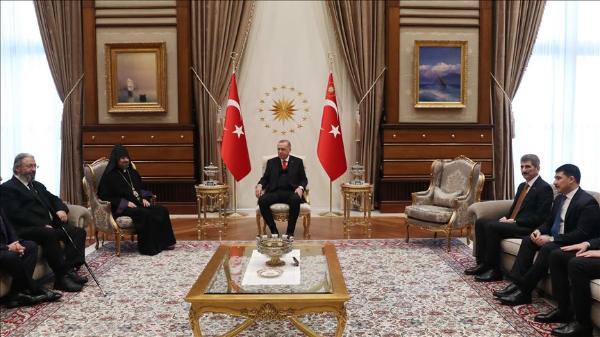 Turkish president receives Armenian Patriarch