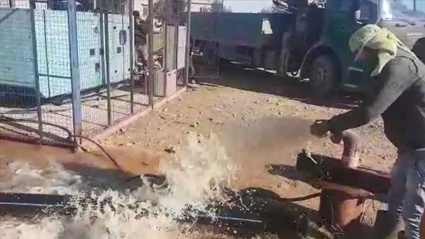 Terrorists kicked out, Turkey restores wells in N.Syria