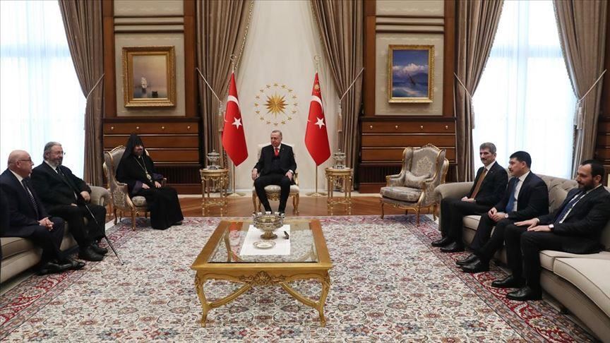 Turquie: Erdogan reçoit le Patriarche des Arméniens de Turquie