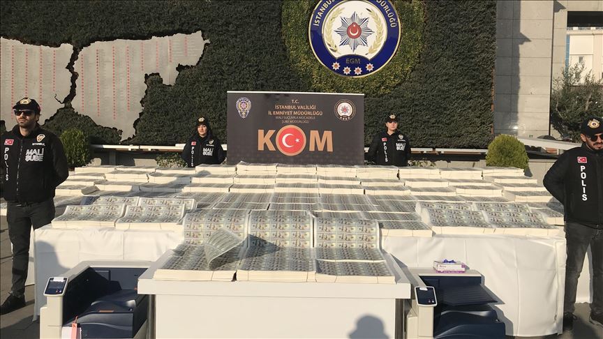 Policia në Stamboll sekuestron mbi 127 milionë dollarë të falsifikuar