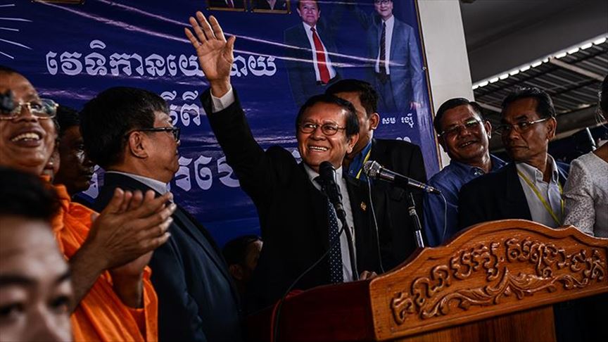 Cambodian opposition leader stands trial for 'treason'