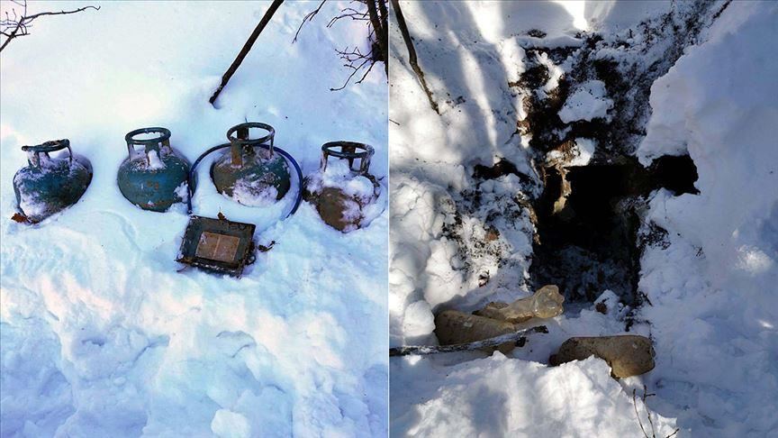 Li Bidlîsê 11 sitagehên terorîstan bi kar dianî hatin îmhekirin
