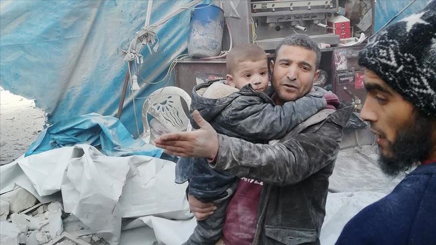 Syrian regime airstrikes kill 15 civilians in Idlib