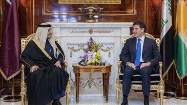 سهرۆكی ههرێمی كوردستان پێشوازی لە وهزیری دهرهوهی قهتهر کرد