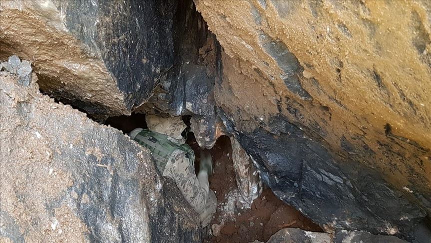 Diyarbakır'da PKK'ya ait sığınak kullanılamaz hale getirildi