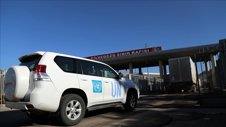 UN sends 9 truckloads of aid for displaced Syrians