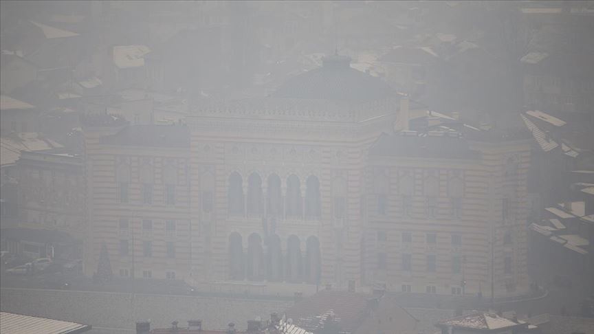 Saraybosna'da hava kirliliği sağlığı tehdit edecek boyuta ulaştı