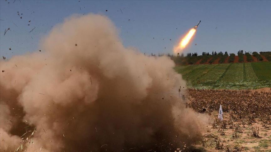 "ي ب ك" الإرهابي يستهدف عفرين بصاروخ غراد شمالي سوريا