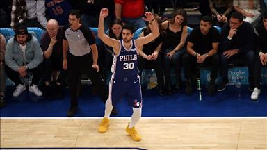 NBA: Korkmaz's career-high lifts Sixers over Bulls