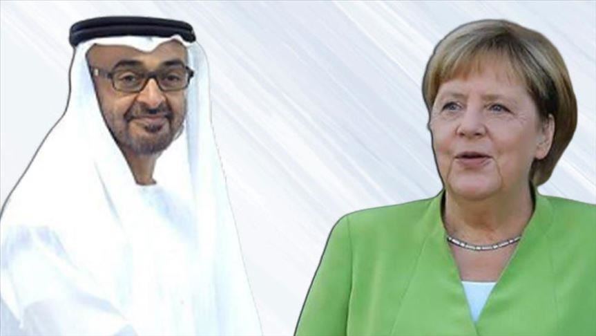 Merkel se reunió con el príncipe heredero de los Emiratos Árabes en Berlín