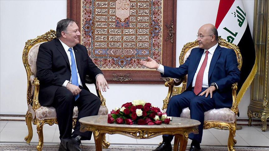 Irak Cumhurbaşkanı ve ABD Dışişleri Bakanı 'DEAŞ ile mücadeleyi' görüştü 