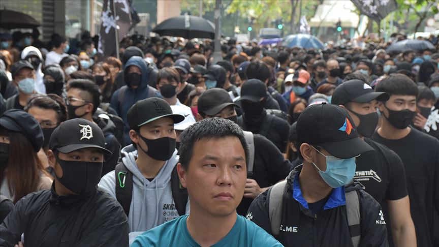 Hong Kong'da seçim reformu protestosu 