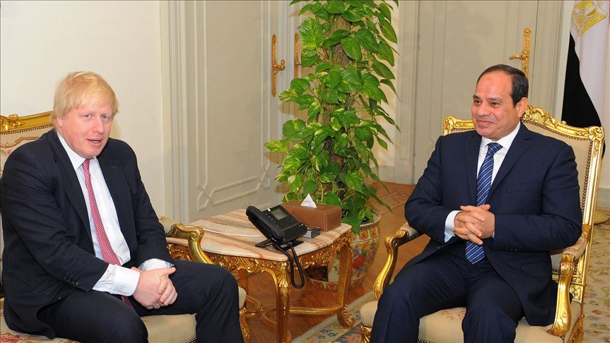 UK, Egypt leaders discuss cease-fire in Libya