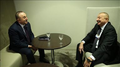 Rencontre Cavusoglu-Aliyev à Davos